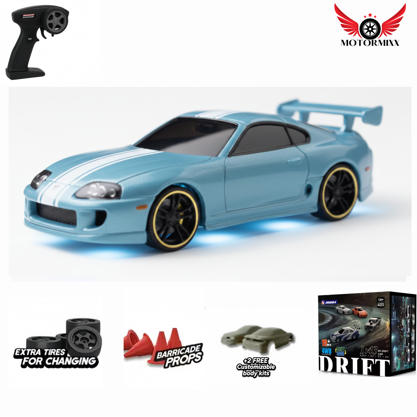 Mini V2 RC Drift Car By MotorBoyz