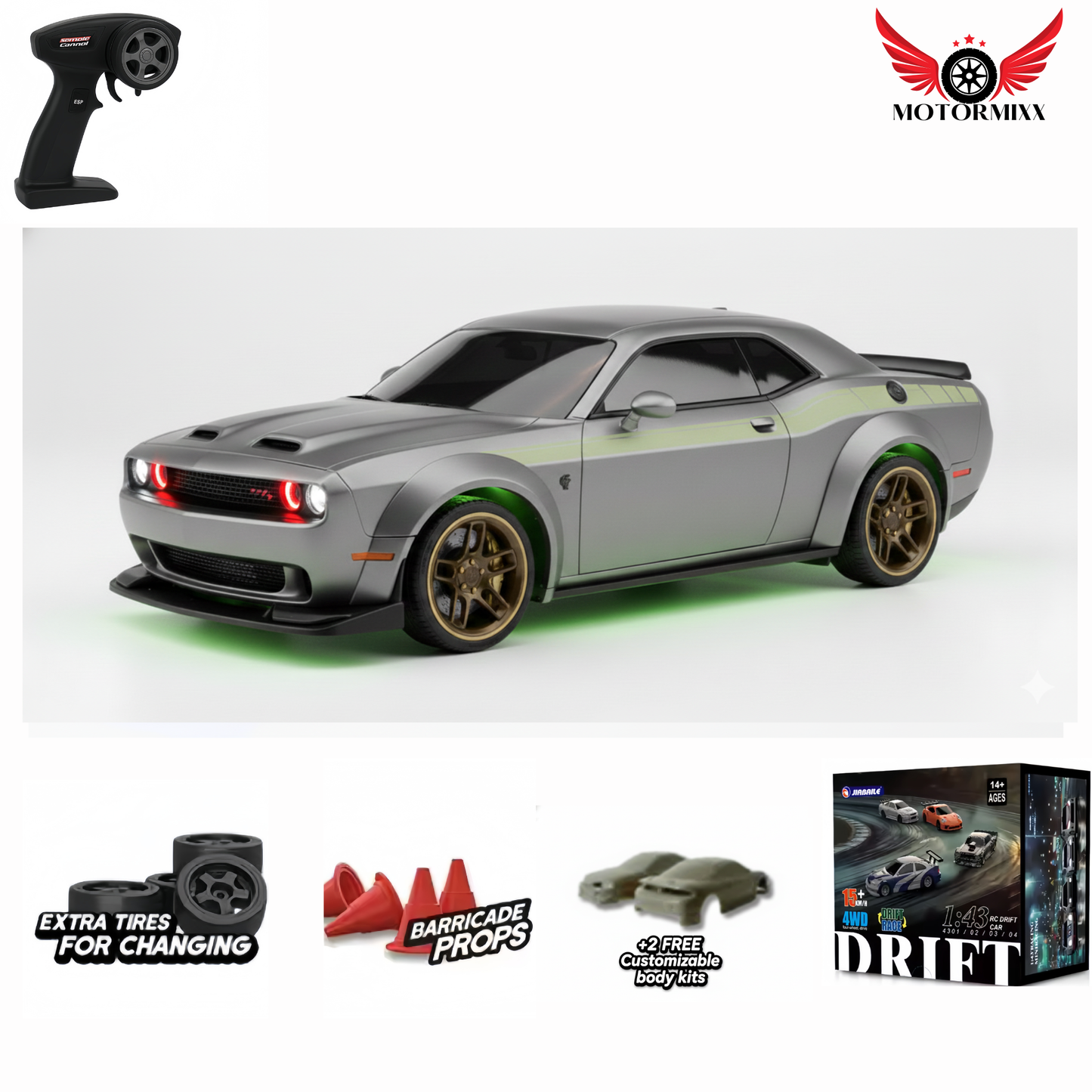 Mini V2 RC Drift Car By MotorBoyz