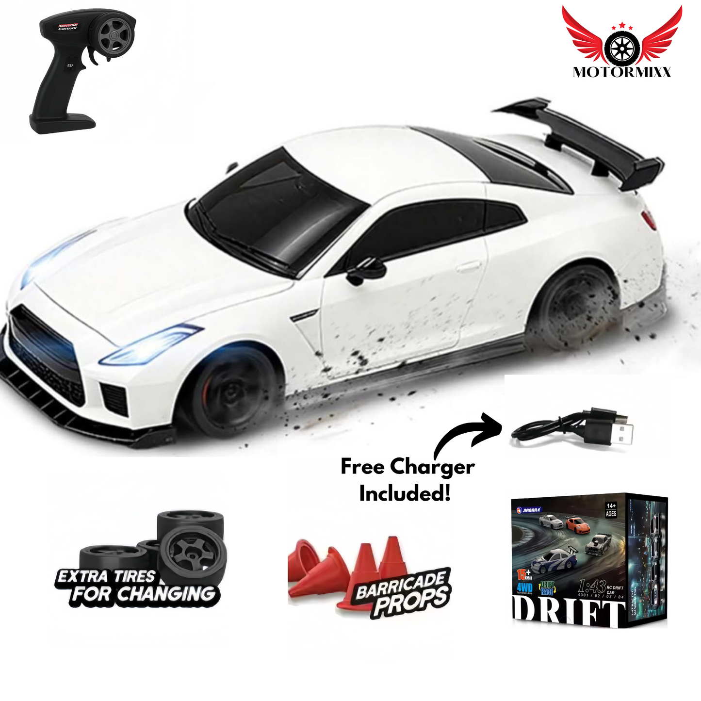 Mini GTR RC Drift Car by Motormixx