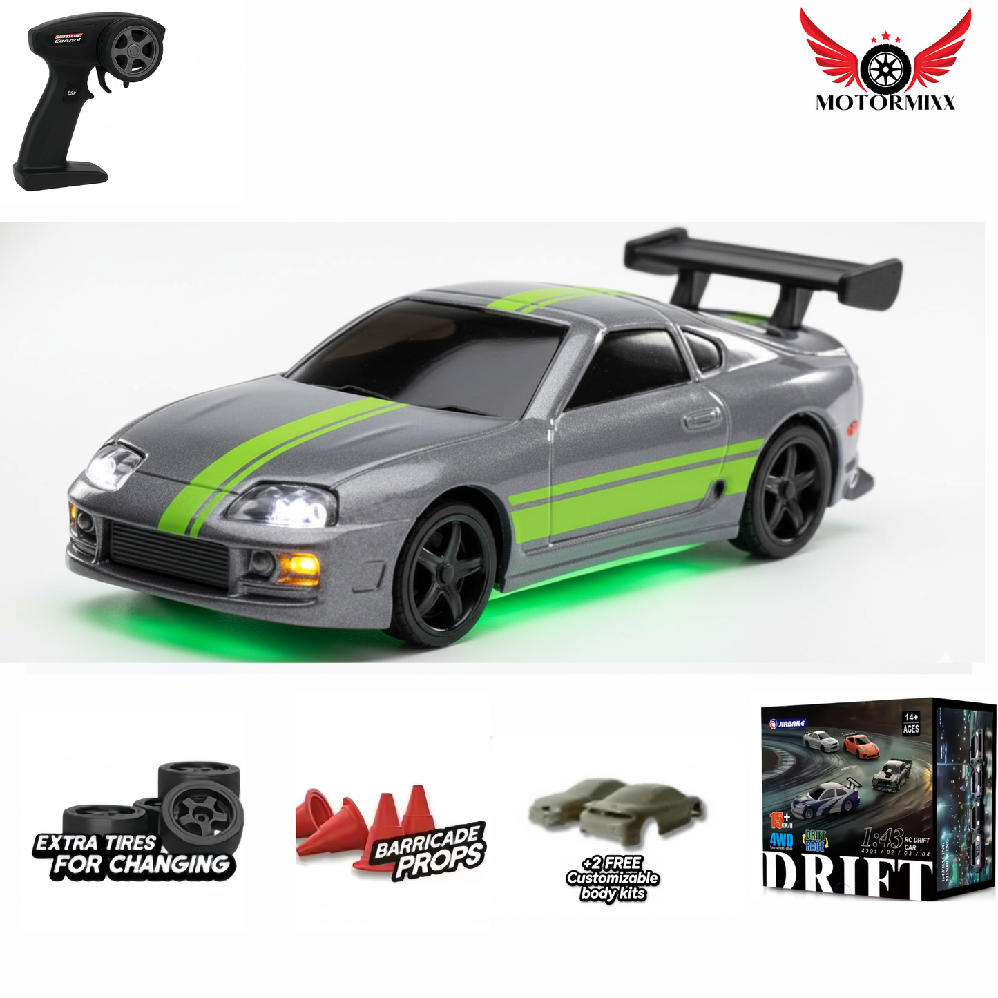 Mini V2 RC Drift Car By MotorBoyz