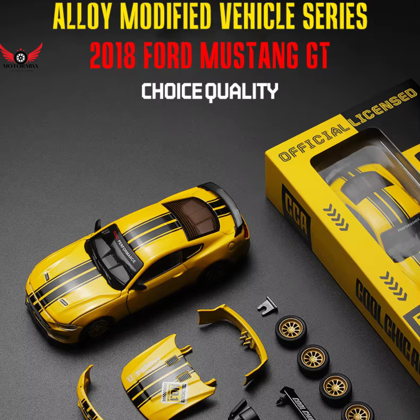 Mustang GT Customizable Diecast By Motormixx