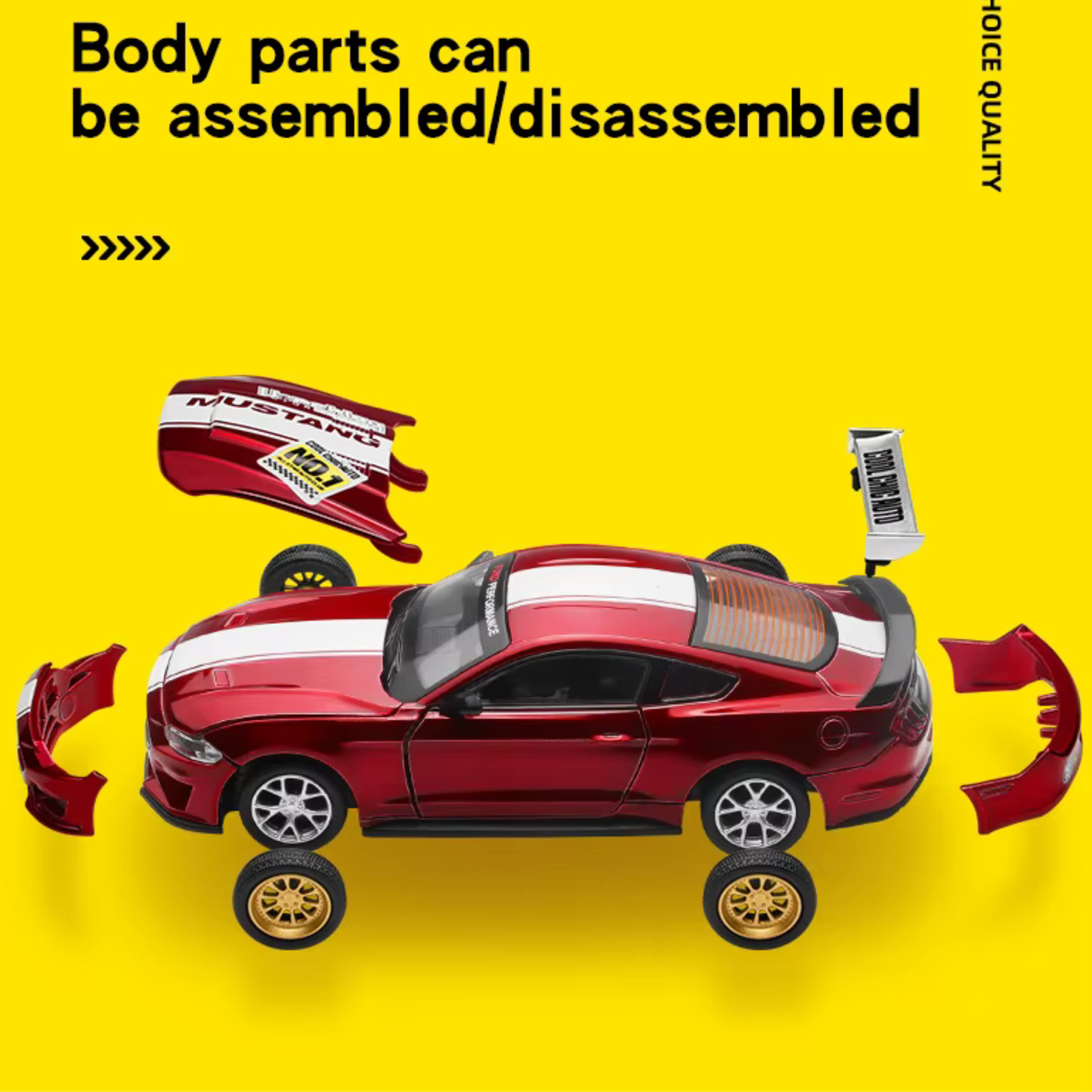 Mustang GT Customizable Diecast By Motormixx