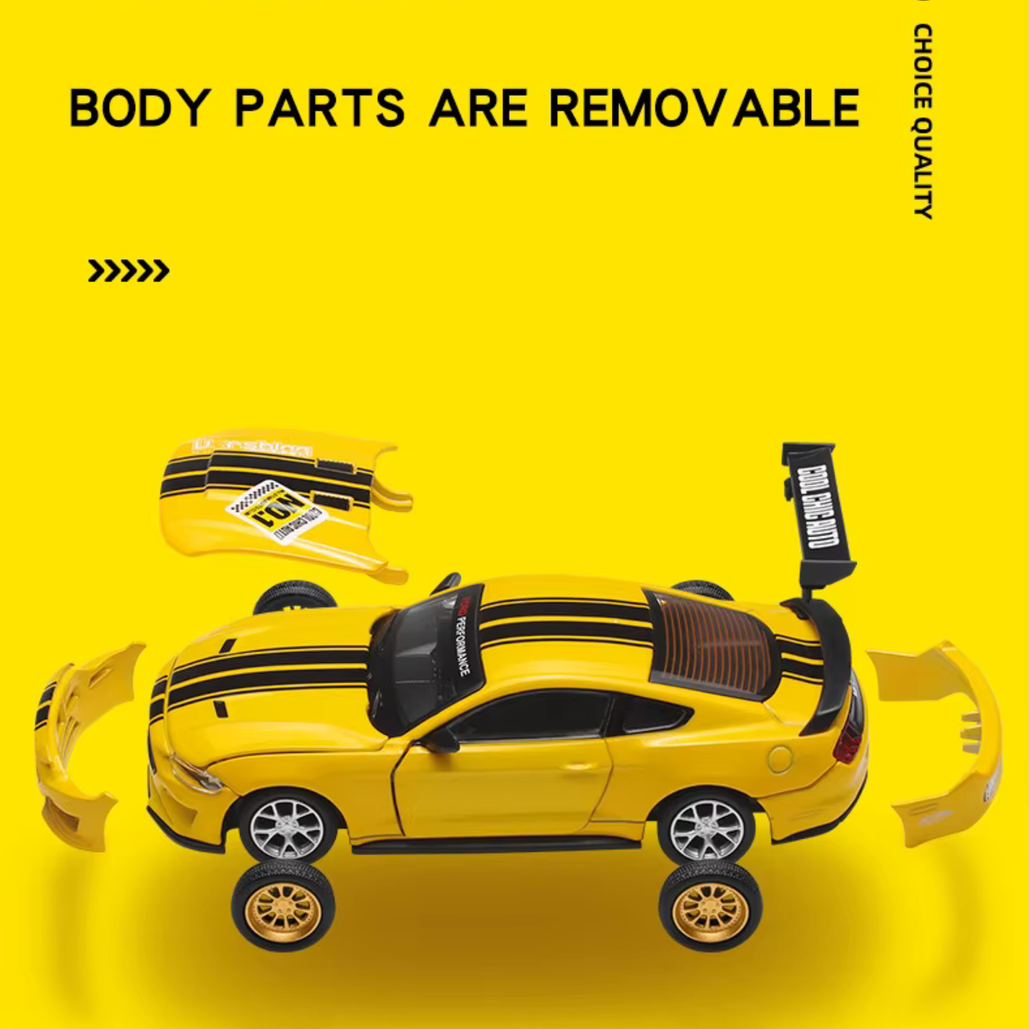 Mustang GT Customizable Diecast By Motormixx